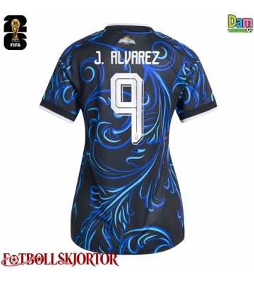 Argentina Julian Alvarez #9 Bortatröja Dam VM 2026 Kortärmad